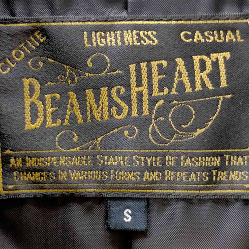 ビームスハート BEAMS HEART フェイクレザー クラシック ブルゾン メンズ JPN:S