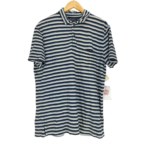ポロラルフローレン POLO RALPH LAUREN 1ポケットボーダーポロシャツ メンズ JPN:L