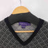 ラルフローレンパープルレーベル RALPH LAUREN PURPLE LABEL 菱形重ね模様 カシミア Vネック ニット メンズ import:XXL