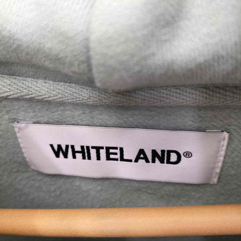 ホワイトランド WHITELAND ロゴプリント プルオーバーパーカー メンズ FREE