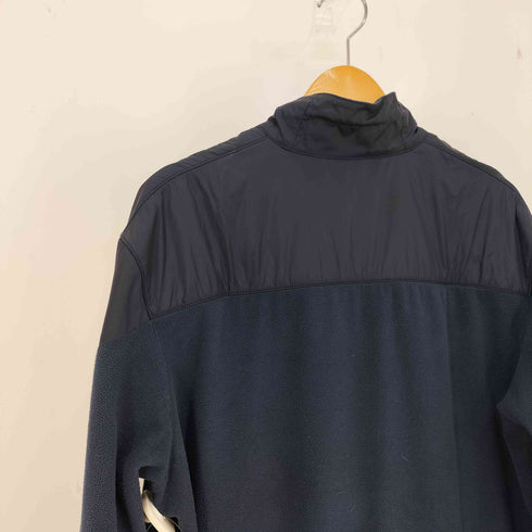 ゼニアスポーツ Zegna sport ナイロン切替 ジップアップ フリースジャケット メンズ import:XL