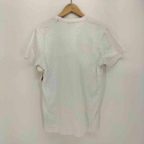 ディーゼル DIESEL ロゴ ドッキング クルーネックTシャツ レディース import:M