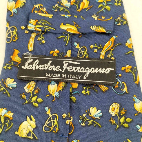 サルヴァトーレフェラガモ Salvatore Ferragamo 総柄 ネクタイ メンズ