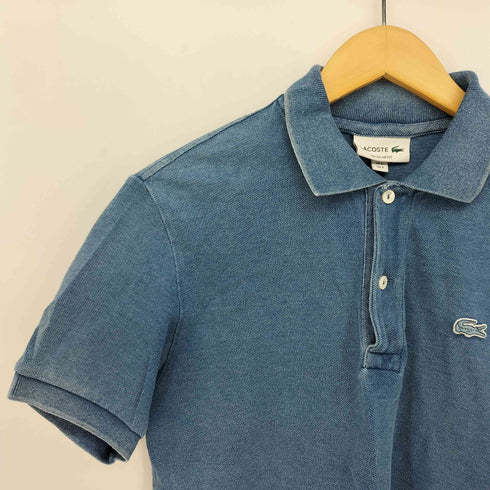 ラコステ LACOSTE インディゴ ピケ ポロシャツ メンズ FR 3