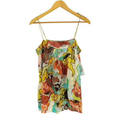 ダイアンフォンファステンバーグ DIANE VON FURSTENBERG シルク100 キャミトップ レディース JPN:4