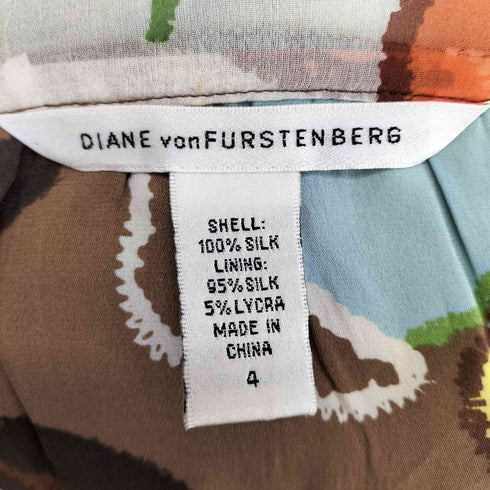 ダイアンフォンファステンバーグ DIANE VON FURSTENBERG シルク100 キャミトップ レディース JPN:4
