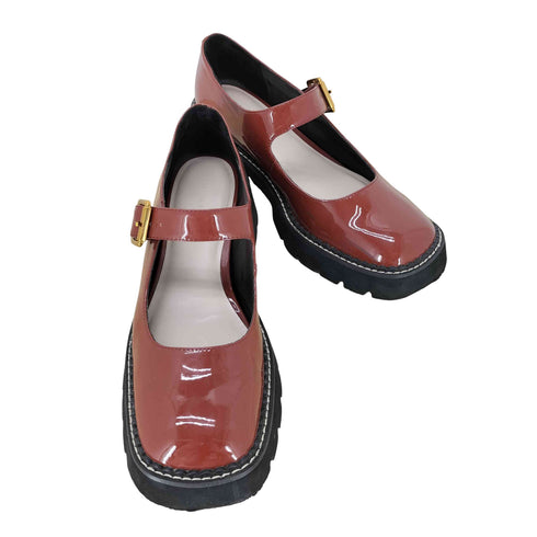 チャールズアンドキース CHARLES&KEITH メタリックバックル メリージェーンシューズ レディース 25cm