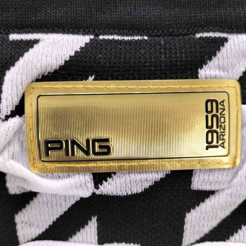 ピン ping ニットショートパンツ 千鳥ジャガード レディース JPN:S
