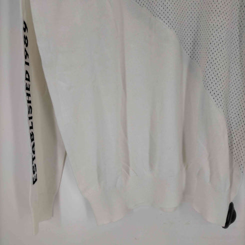 パーリーゲイツ PEARLY GATES ボーダーノルディックジャガード クルーネックニットプルオーバー メンズ 5
