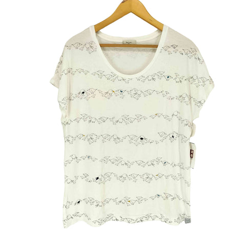ポールスミスポール Paul Smith PAUL 小鳥プリントUネックTシャツ メンズ JPN:M