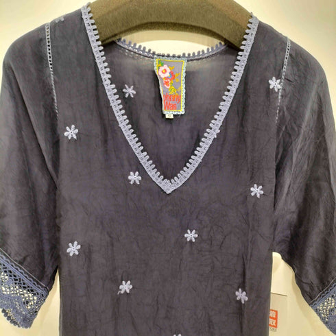 johnny was フラワー刺繍ワンピース レディース S