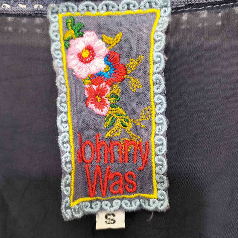 johnny was フラワー刺繍ワンピース レディース S