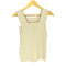 アニュアンス anuans 24ss スクエアネックコンパクトニットトップス レディース FREE