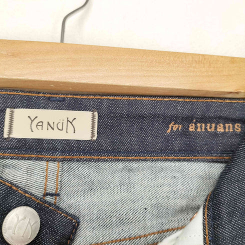 アニュアンス anuans Pintuck Straight Denim レディース