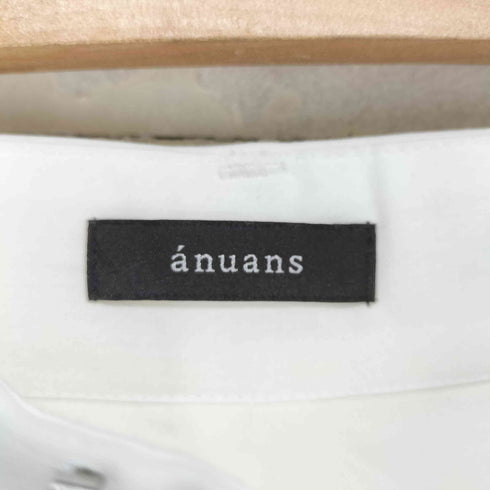 アニュアンス anuans 24ss ダブルサテンサイドタックパンツ レディース JPN:M