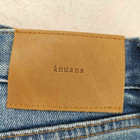 アニュアンス anuans ストレートデニムパンツ レディース