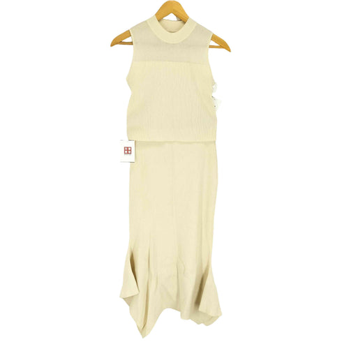 アニュアンス anuans 24ss シアーコンビネーションリブニットセットアップ レディース JPN:M
