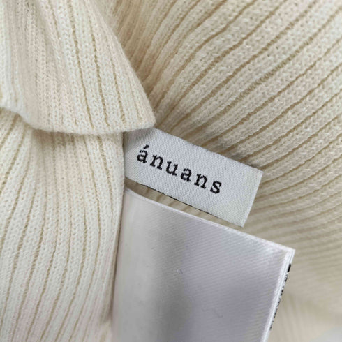 アニュアンス anuans 24ss シアーコンビネーションリブニットセットアップ レディース JPN:M