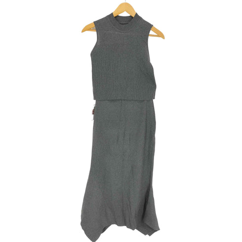アニュアンス anuans 24ss シアーコンビネーションリブニットセットアップ レディース JPN:M