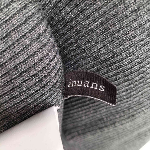 アニュアンス anuans 24ss シアーコンビネーションリブニットセットアップ レディース JPN:M