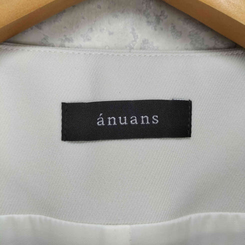 アニュアンス anuans ウエストギャザー ノースリーブブラウス レディース