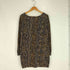 ポールスミスプラス Paul+ Paul Smith 総柄 バックジップ カットソーワンピース レディース M