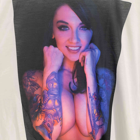 GILDAN ボディ ERICA FETT X ELITE フォトプリント Tシャツ メンズ import:XL