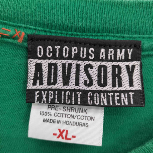 オクトパスアーミー OCTOPUS ARMY anvil ボディ ADVISORY BROOKLYN NY プリント Tシャツ メンズ import:XL