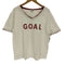 GOAL プリント レイヤード カットオフ Vネック Tシャツ メンズ import:L