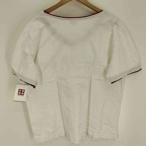 GOAL プリント レイヤード カットオフ Vネック Tシャツ メンズ import:L