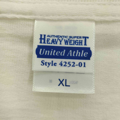 United Athle ボディ HEAVY WEIGHT NO FLAVOR SYNDROME フォト プリント Tシャツ メンズ import:XL
