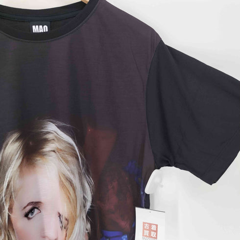 MAO MAO 大判 フォト プリント Tシャツ メンズ import:XL