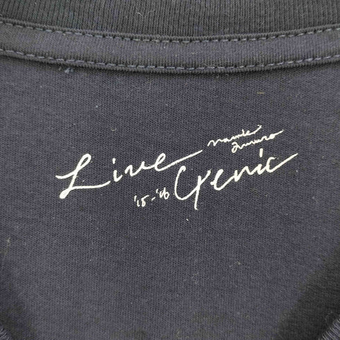 LIVEGENIC 2015-2016 ライブ プリント Tシャツ メンズ JPN:L
