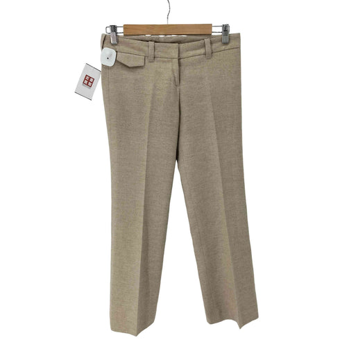 バーニーズニューヨーク BARNEYS NEWYORK カシミヤ混 ウールスラックス レディース EUR:40-42