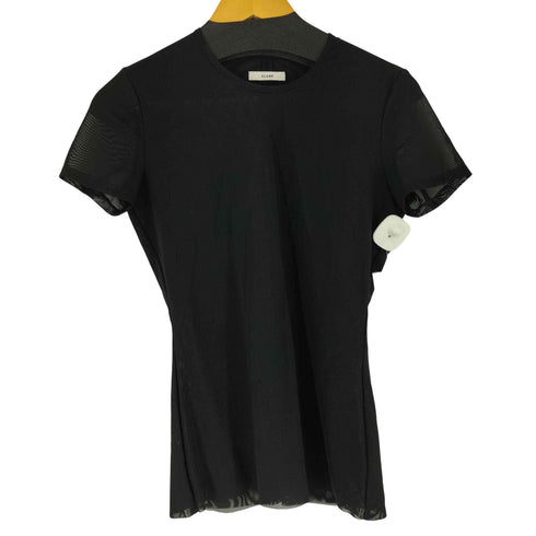 クラネ CLANE SHEER MESH HALF SLEEVE TOPS レディース JPN:2