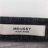 マウジー moussy 21SS PLAIN JEANS BLK STRAIGHT プレーン ジーンズ ブラック ストレート デニム パンツ レディース 24