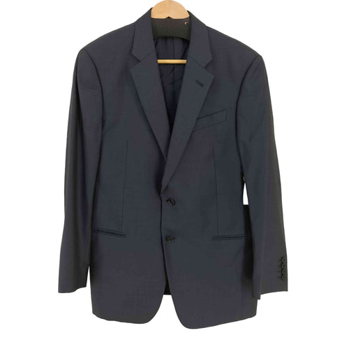 アルマーニコレツィオーニ ARMANI COLLEZIONI イタリア製 ウールシルク 総裏 開き見せ ノーベント 2Bシングルテーラードジャケット メンズ 52/R