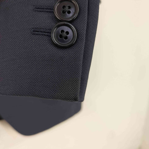 アルマーニコレツィオーニ ARMANI COLLEZIONI イタリア製 ウールシルク 総裏 開き見せ ノーベント 2Bシングルテーラードジャケット メンズ 52/R