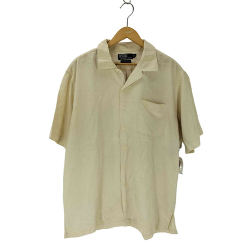 ポロバイラルフローレン Polo by RALPH LAUREN CALDWELL シルクコットン 開襟 半袖シャツ メンズ JPN:L