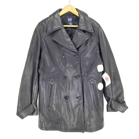 ギャップ Gap 00S OLD レザーピーコート メンズ L