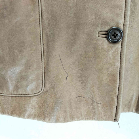 エディーバウアー Eddie Bauer 00S レザーカバーオール レディース L