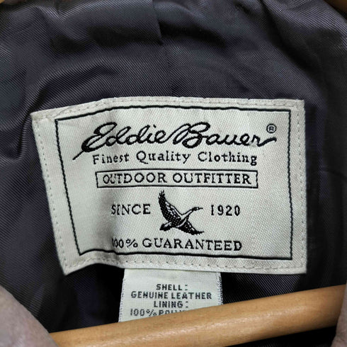 エディーバウアー Eddie Bauer 00S レザーカバーオール レディース L