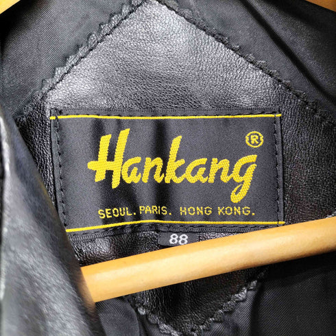 HANKANG レザーテーラードジャケット レディース 88