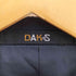 ダックス DAKS モヘア混 背抜き ダブルブレスト テーラードジャケット メンズ 92 AB 3