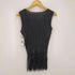 プリーツプリーズイッセイミヤケ PLEATS PLEASE ISSEY MIYAKE 裾フリンジ プリーツ ノースリーブ カットソー レディース JPN:3