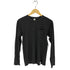 GOOD&WOOLEN ボーダー柄 ウール クルーネック ロングTシャツ メンズ JPN:S