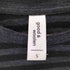 GOOD&WOOLEN ボーダー柄 ウール クルーネック ロングTシャツ メンズ JPN:S