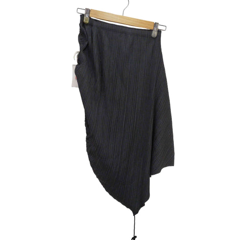プリーツプリーズイッセイミヤケ PLEATS PLEASE ISSEY MIYAKE 11AW ドローコード 変形 プリーツ スカート レディース JPN:3