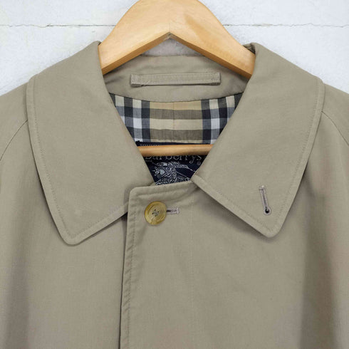 バーバリーズ BURBERRYS MADE IN ENGLAND 裏地ノヴァチェックステンカラーコート メンズ