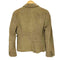 マックスマーラウィーケンドライン Max Mara WEEKEND LINE 3B スウェード レザー テーラード ジャケット レディース EUR:38